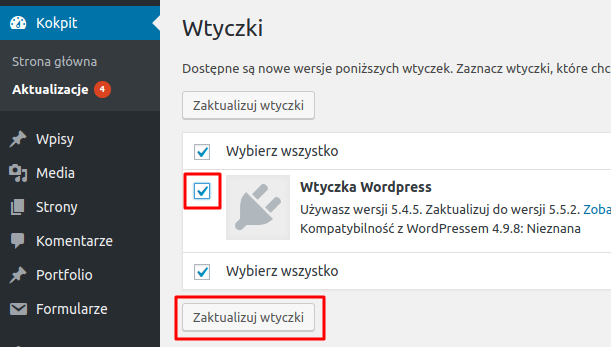 aktualizacja-wtyczek-wordpress