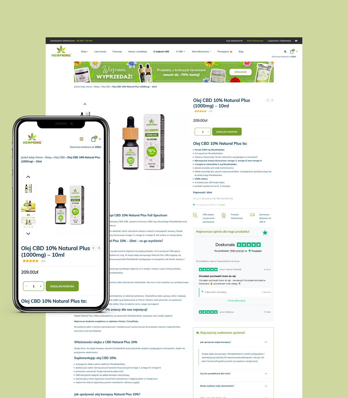 Hempking - produkt